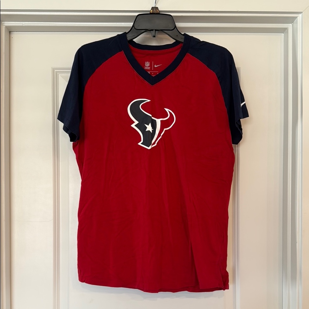 Nike Men's Red and Blue Shirt